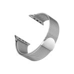 Microsonic Apple Watch Se 3 40MM Kordon Luxe Metal Twist Gümüş