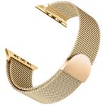 Microsonic Apple Watch SE 40 mm Luxe Metal Twist Gold Uyumlu Kordon
