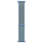Microsonic Apple Watch SE 40 mm Woven Sport Loop Mavi Hasırlı Kordon