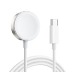 Microsonic Apple Watch Se 40MM Masaüstü Manyetik Hızlı Şarj Aygıtı - Type-C Kablosu Beyaz