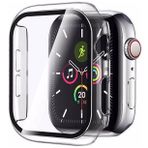 Microsonic Apple Watch Se 44MM Kılıf Clear Premium Slim Watchband Şeffaf