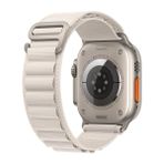 Microsonic Apple Watch SE Alpine Loop Bej 44 mm Kordon