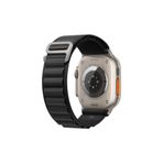 Microsonic Apple Watch SE Alpine Loop Siyah 2022 44 mm Kordon