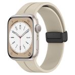 Microsonic Apple Watch SE Ribbon Line Bej 44 mm Kordon
