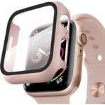 Microsonic Apple Watch Series 1 Rose Gold 42 mm Matte Premium Slim Watch Band Kılıf