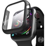 Microsonic Apple Watch Series 11 46MM Kılıf Matte Premium Slim Watchband Siyah