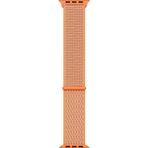 Microsonic Apple Watch Series 2 38 mm Hasırlı Woven Sport Loop Spicy Orange Kordon