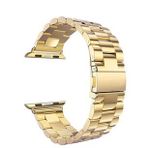 Microsonic Apple Watch Series 2 38 mm Siyah Metal Stainless Steel Kordon