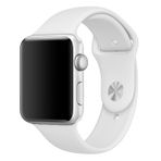 Microsonic Apple Watch Series 2 Beyaz 38 mm Silikon Kordon
