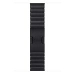 Microsonic Apple Watch Series 3 38 mm Link Bracelet Band Siyah Kordon