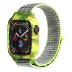 Microsonic Apple Watch Series 3 42 mm Camouflage Armor Pro Sarı Kordon