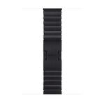 Microsonic Apple Watch Series 3 42 mm Link Bracelet Band Siyah Kordon
