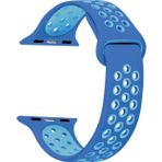Microsonic Apple Watch Series 3 42 mm Rainbow Sport Band Acem Mavisi Kordon