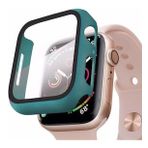 Microsonic Apple Watch Series 3 Uyumlu 42 mm Kılıf Matte Premium Slim Koyu Yeşil Kordon