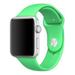 Microsonic Apple Watch Series 3 Yeşil 38 mm Silikon Kordon