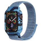 Microsonic Apple Watch Series 4 40 mm Camouflage Armor Pro Mavi Kordon