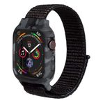 Microsonic Apple Watch Series 4 40 mm Camouflage Armor Pro Siyah Kordon