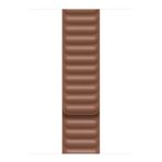 Microsonic Apple Watch Series 4 40 mm Kahverengi Leather Link Band Kordon