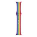 Microsonic Apple Watch Series 4 44 mm Silikon Pride Edition Akıllı Saat Kordonu