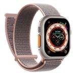 Microsonic Apple Watch Series 5 40 mm Hasırlı Woven Rose Gold Uyumlu Kordon