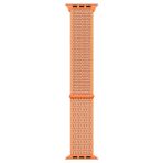 Microsonic Apple Watch Series 5 40 mm Hasırlı Woven Sport Loop Spicy Orange Kordon