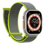 Microsonic Apple Watch Series 5 44 mm Hasırlı Woven Koyu Yeşil Uyumlu Kordon