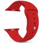 Microsonic Apple Watch Series 5 44 mm Kırmızı Kordon
