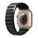 Microsonic Apple Watch Series 6 40 mm Alpine Loop Siyah Kordon