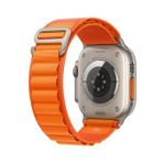 Microsonic Apple Watch Series 6 40 mm Alpine Loop Turuncu Kordon