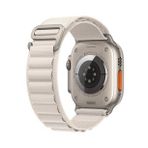 Microsonic Apple Watch Series 7 41 mm Alpine Loop Bej Kordon