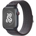 Microsonic Apple Watch Series 7 41 mm Terra Sport Loop Siyah Kordon