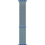 Microsonic Apple Watch Series 7 45 mm Mavi Woven Sport Loop Hasırlı Kordon