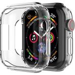 Microsonic Apple Watch Series 7 45MM Kılıf 360 Full Round Soft Silicone Şeffaf