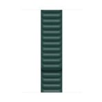 Microsonic Apple Watch Series 8 41 mm Koyu Yeşil Leather Link Band Kordon