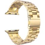 Microsonic Apple Watch Series 8 45 mm Gold Metal Stainless Steel Kordon