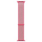 Microsonic Apple Watch Series 8 45 mm Hasırlı Woven Sport Loop Pembe Kordon