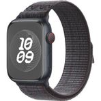Microsonic Apple Watch Series 9 41 mm Terra Sport Loop Siyah Kordon