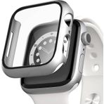 Microsonic Apple Watch Series 9 41mm Kılıf Matte Premium Slim WatchBand Gümüş
