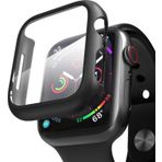 Microsonic Apple Watch Series 9 45mm Kılıf Matte Premium Slim WatchBand Siyah
