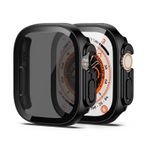 Microsonic Apple Watch Ultra 2 Kılıf Privacy Gizlilik Filtreli WatchBand Siyah [Watch Ultra 2 ile Uyumlu Kordon - Siyah]