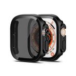Microsonic Apple Watch Ultra 2 Kılıf Privacy Gizlilik Filtreli WatchBand Siyah