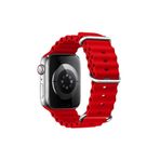 Microsonic Apple Watch Ultra 3 Kordon Aqua Belt Kırmızı