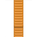 Microsonic Apple Watch Ultra Leather Link Band Turuncu Kordon