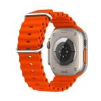 Microsonic Apple Watch Ultra Ocean Band Turuncu Kordon