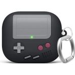 Microsonic Arpds Pro Kılıf Cartoon Figürlü Silikon Crtn-Fgr-Rtr-Gmby-Syh - Siyah - Gümüş - AirPods Pro