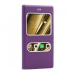 Microsonic Casper Via P1 Gizli Mıknatıslı Dual View Delux Mor Kılıf