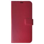 Microsonic Casper Via P3 için Kılıf Delux Leather Wallet Kırmızı [Via P3 ile Uyumlu Kılıf - Kırmızı]