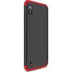 Microsonic CS110-KRZ Samsung Galaxy A10 Double Dip 360 Protective Siyah Kırmızı Kılıf