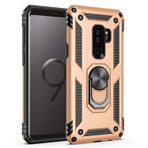Microsonic CS220-GLD Samsung Galaxy S9 Plus Military Ring Holder Gold Kılıf