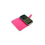 Microsonic Cüzdanlı Suni Deri General Mobile Discovery Pembe Kılıf